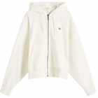 Dickies Women's Oakport Zip Hoodie in Ecru