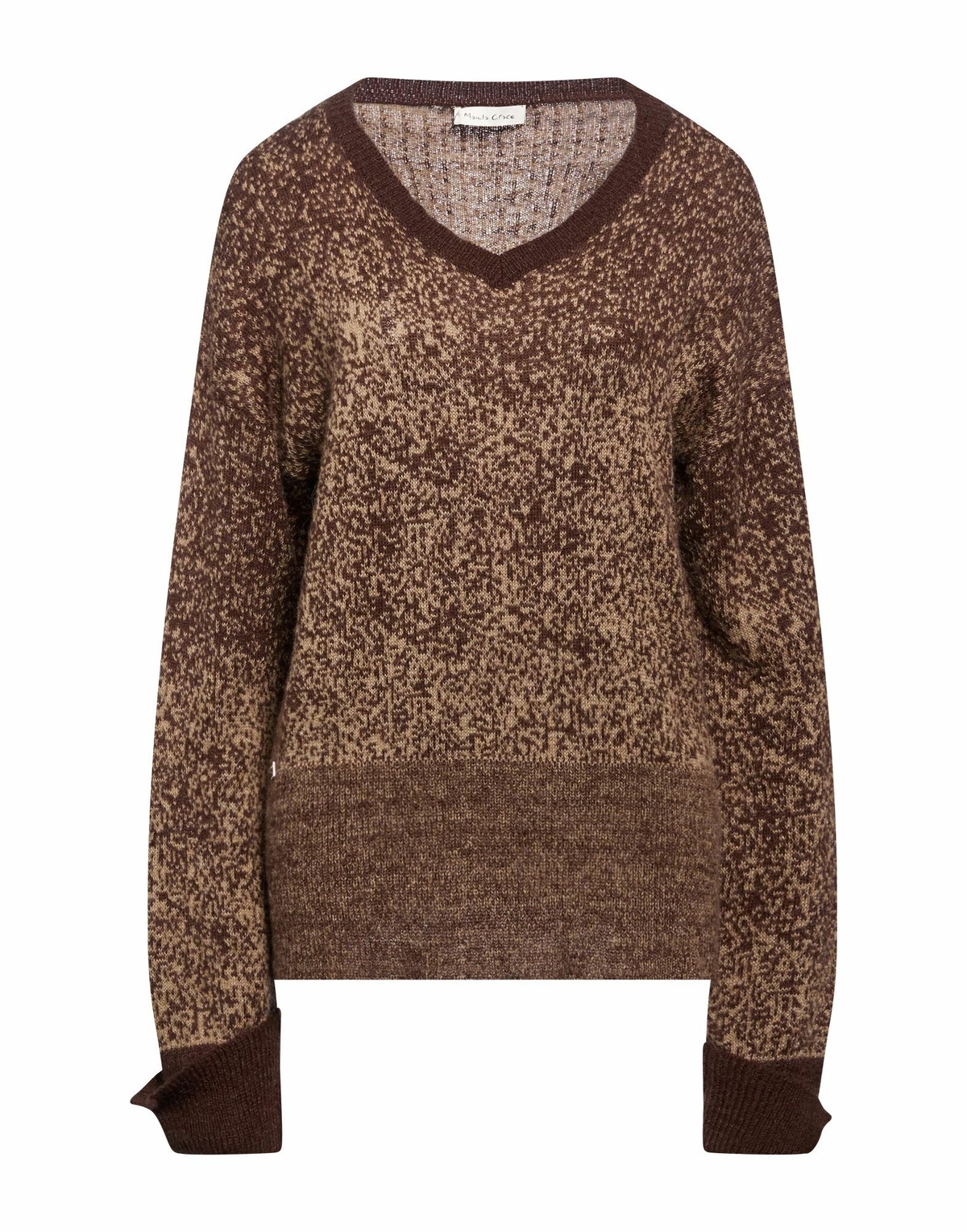 Manila Grace Womens Sweater in Brown