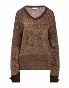 Manila Grace Womens Sweater in Brown