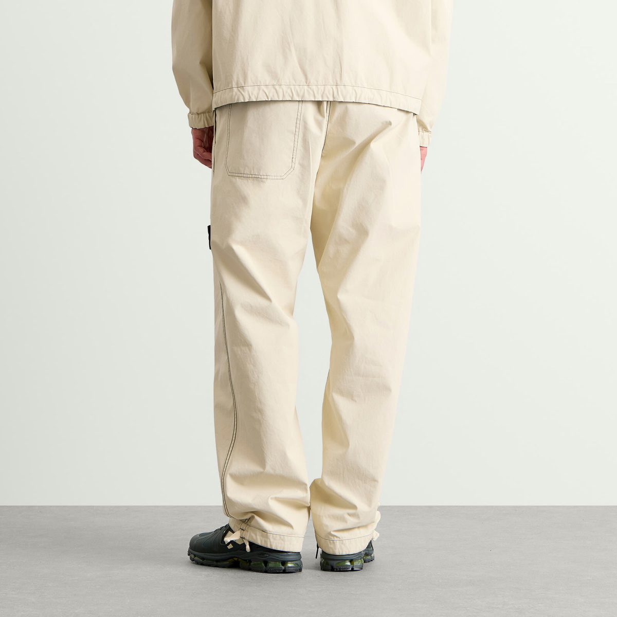 Stone Island Men's x New Balance Loose Reversible Pants in Juniper