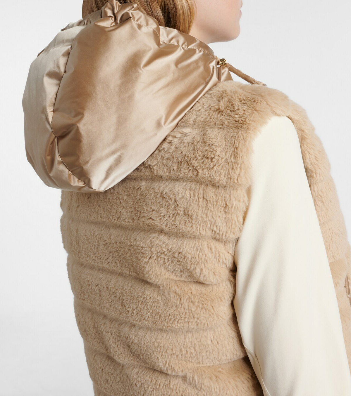 Bogner Yumi faux fur down vest
