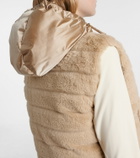 Bogner Yumi faux fur down vest