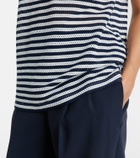 Max Mara Striped cotton-blend jersey T-shirt