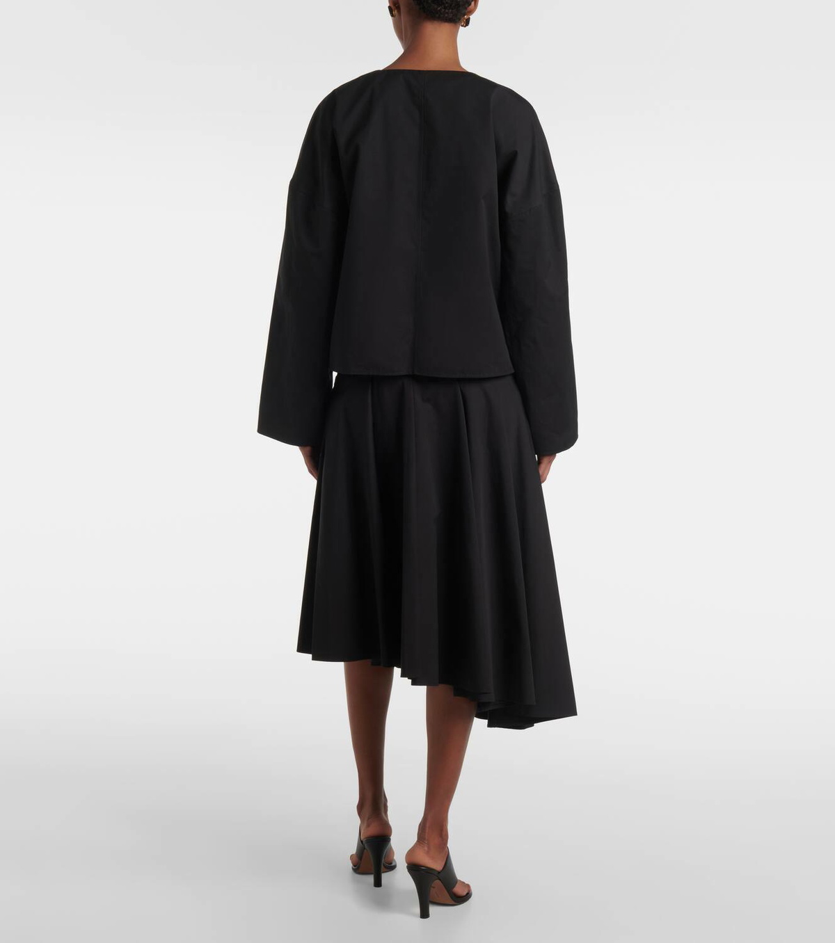 Fforme Fish oversized cotton jacket