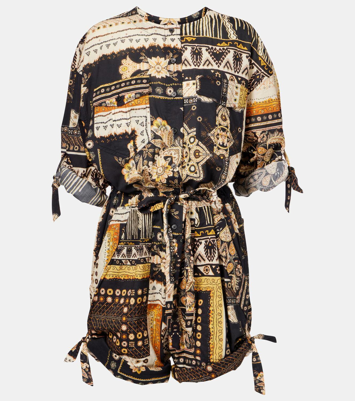 Marant Etoile Niely printed cotton romper