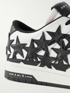 AMIRI - Stars Low Appliquéd Leather Sneakers - White