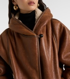 Isabel Marant Amiel shearling-lined leather jacket