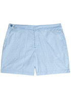 Gusari The Deia Printed Shell Swim Shorts Blue
