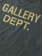 Gallery Dept. - Horrors Glittered Printed Cotton-Jersey T-Shirt - Gray