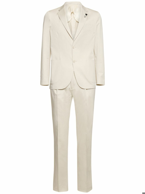 Photo: LARDINI - Stretch Cotton Evening Suit