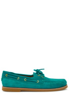 Gianvito Rossi Vande Suede Shoes Teal