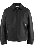 Nudie Jeans Eddy Rider Leather Jacket Black