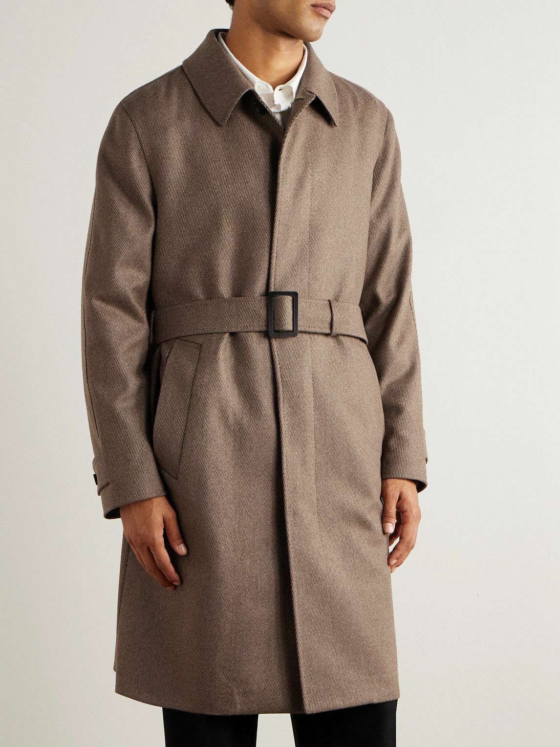 Zegna - Belted Oasi Cashmere Coat - Neutrals