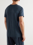 Derek Rose - Printed Stretch-Modal T-Shirt - Blue
