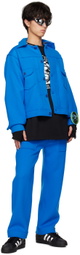 99% IS Blue Bondage Trousers