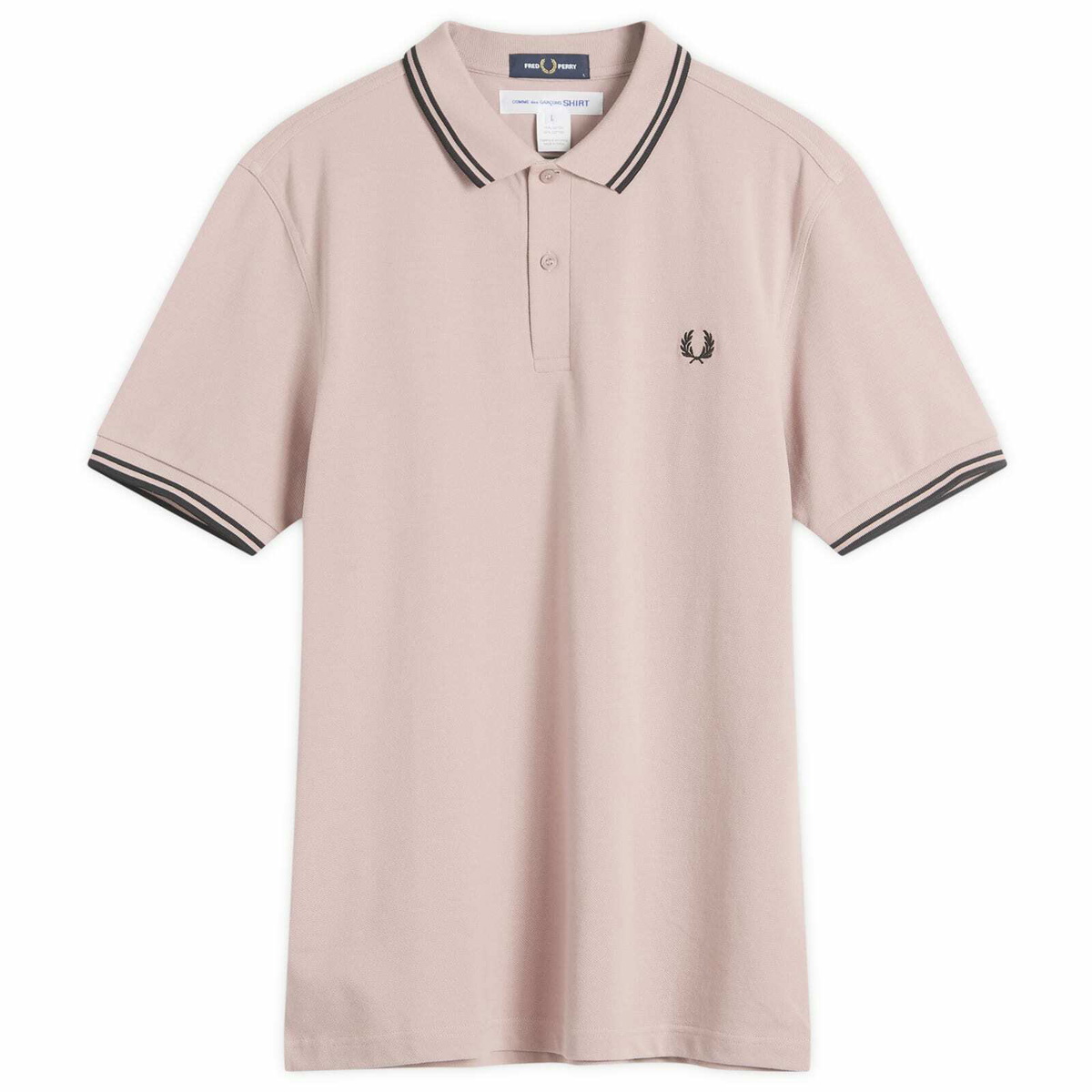 Comme des Garçons SHIRT Men's x Fred Perry Polo Shirt in Rose