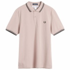 Comme des Garçons SHIRT Men's x Fred Perry Polo Shirt in Rose