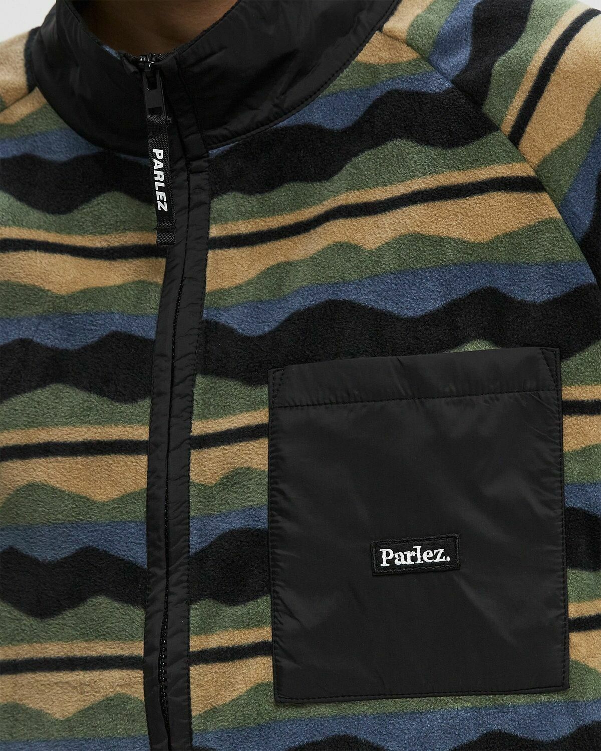 Parlez Pismo Fleece Multi-color Mens Zipper