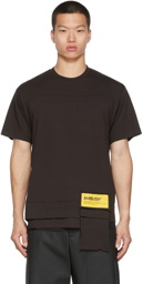 AMBUSH Brown Packable Waist Pocket T-Shirt