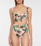 Alexandra Miro Ursula palm-print bikini bottoms
