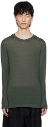 LEMAIRE Gray Soft Long Sleeve T-Shirt