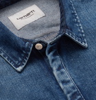 Carhartt WIP - Salinac Washed Denim Shirt - Blue