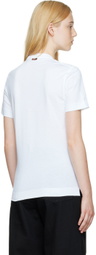 ZEGNA White Embroidered T-Shirt