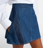 Givenchy Logo denim miniskirt
