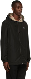 Burberry Reversible Black & Beige Check Elmhurst Jacket