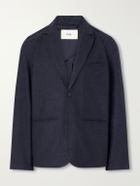 Folk - Assembly Mélange Wool-Blend Suit Jacket - Blue