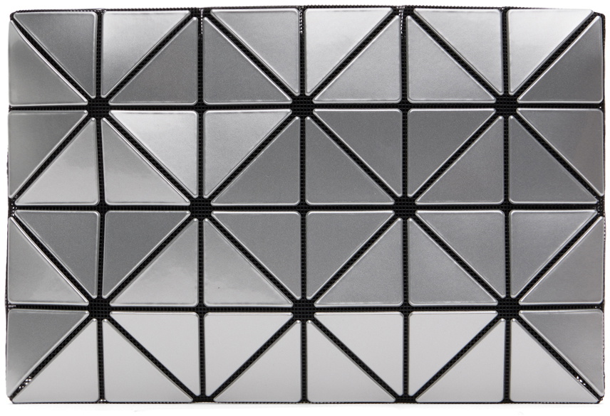 BAO BAO ISSEY MIYAKE Silver Lucent Pouch