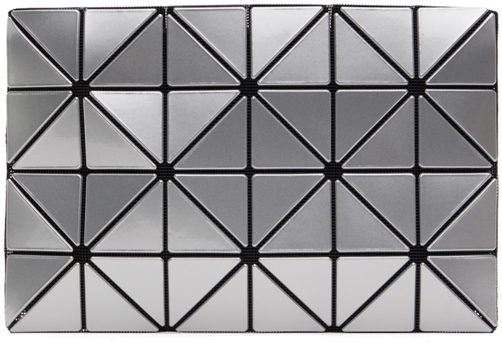 Photo: BAO BAO ISSEY MIYAKE Silver Lucent Pouch