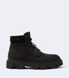 Moncler Peak City suede ankle boots