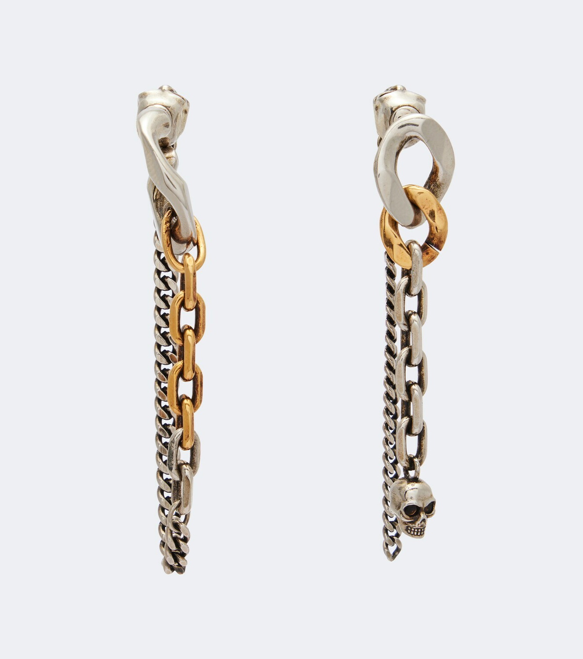 McQueen Dual Chain earrings
