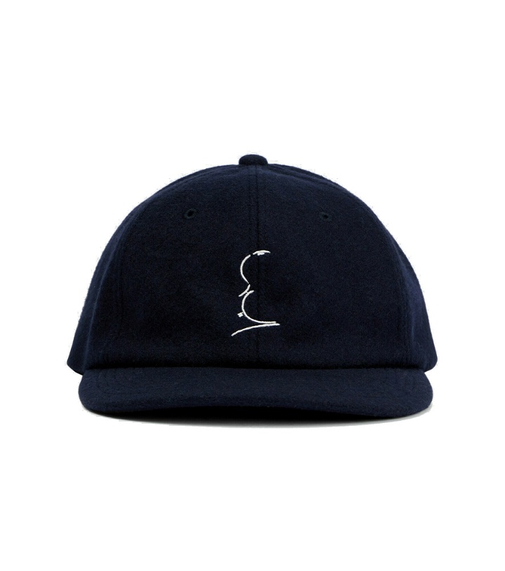 Photo: Undercover - Embroidered wool-blend baseball cap
