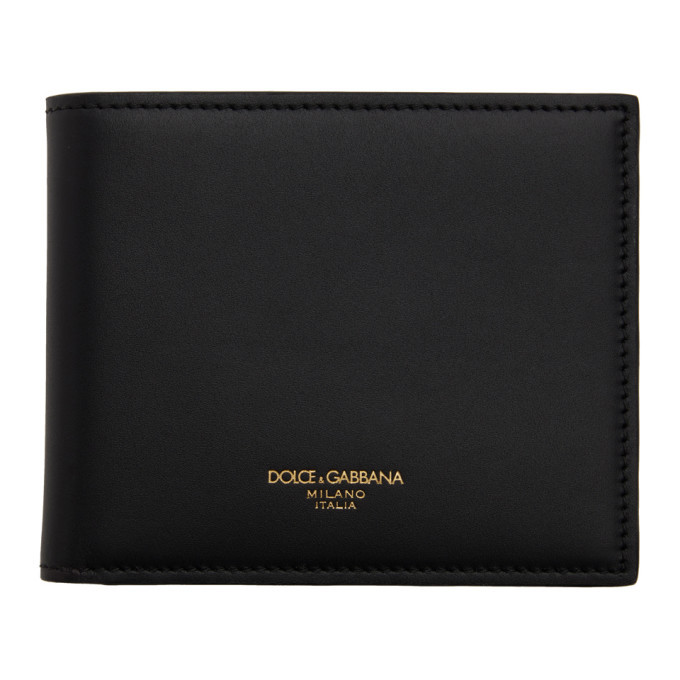 Dolce and Gabbana Black Logo Bifold Wallet Dolce & Gabbana