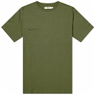 Pangaia Organic Cotton C-Fiber T-Shirt in Rosemary Green