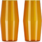 YIELD Orange Century Glasses Set, 16 oz