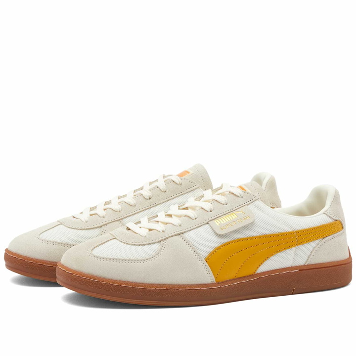 Photo: Puma Men's Super Team Currency 'Guilder' Sneakers in Marshmallow/Apricot