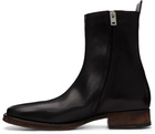 Acne Studios Black Leather Ankle Boot