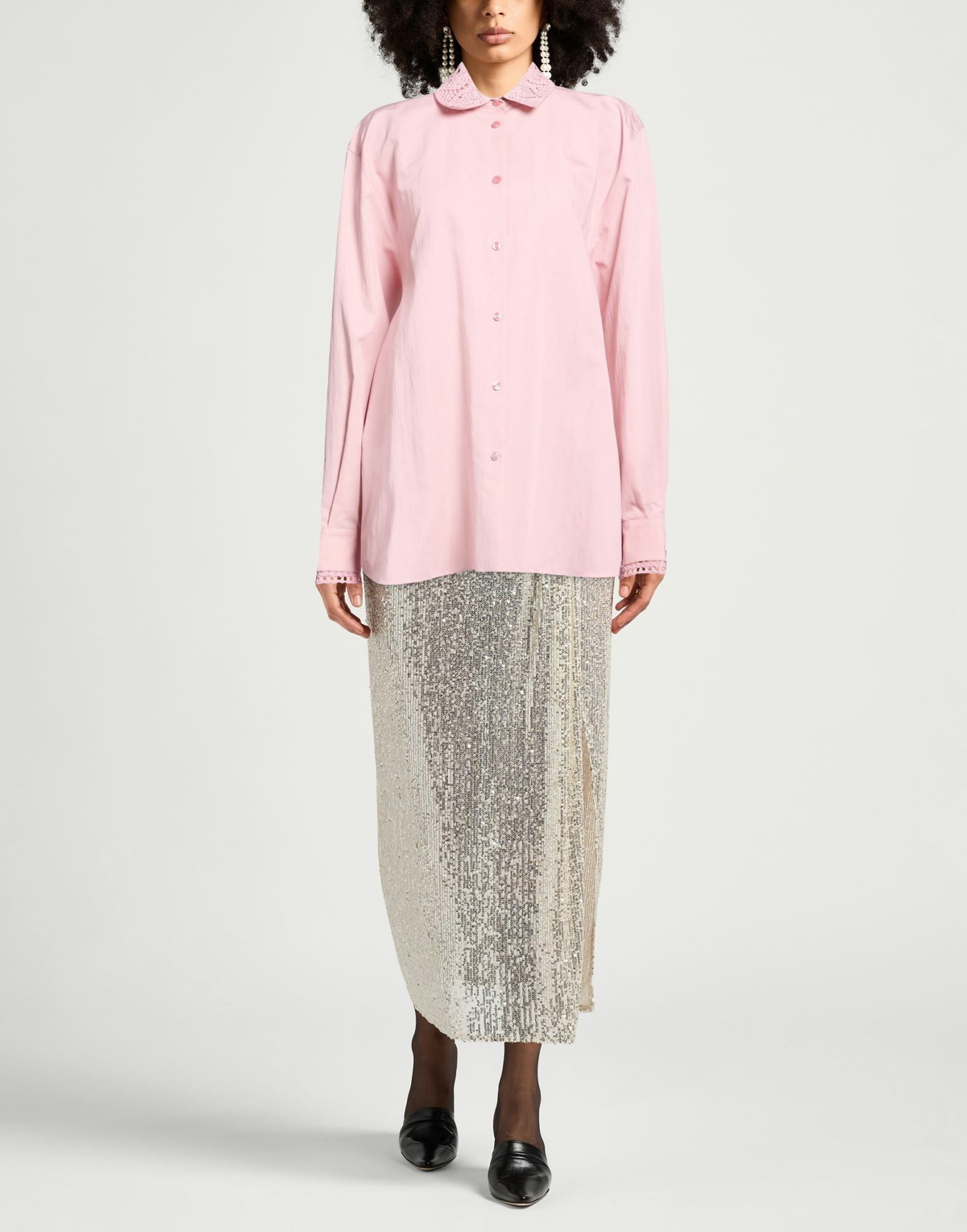 Magda Butrym Womens Shirt in Pink