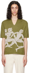 Carne Bollente SSENSE Exclusive Green Polo