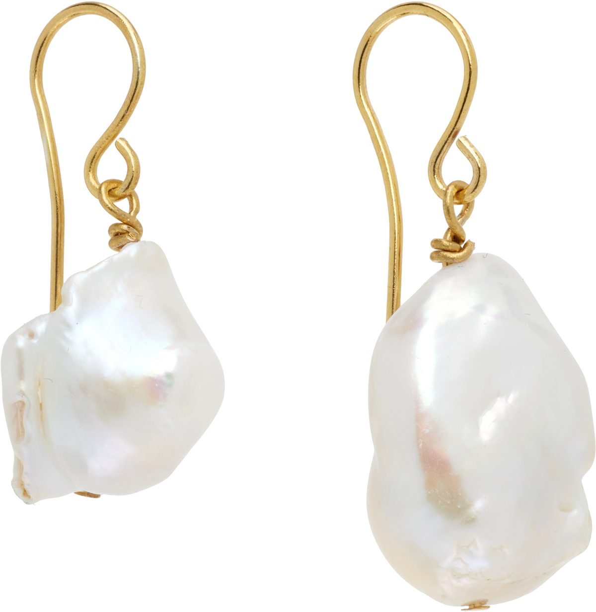 Jil Sander Grainy Earrings