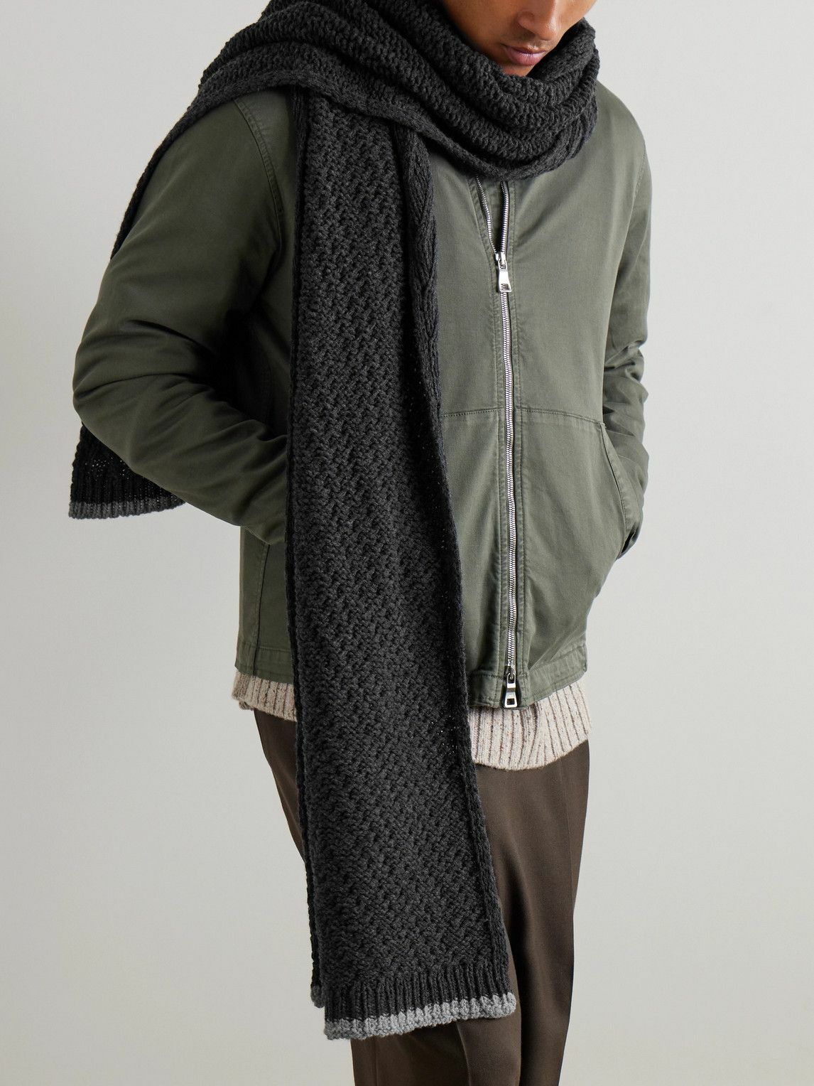 Missoni - Logo-Appliquéd Wool Scarf