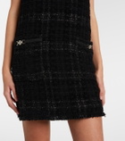 Versace Medusa '95 cotton-blend tweed minidress