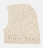 Max Mara Gong logo wool ski mask