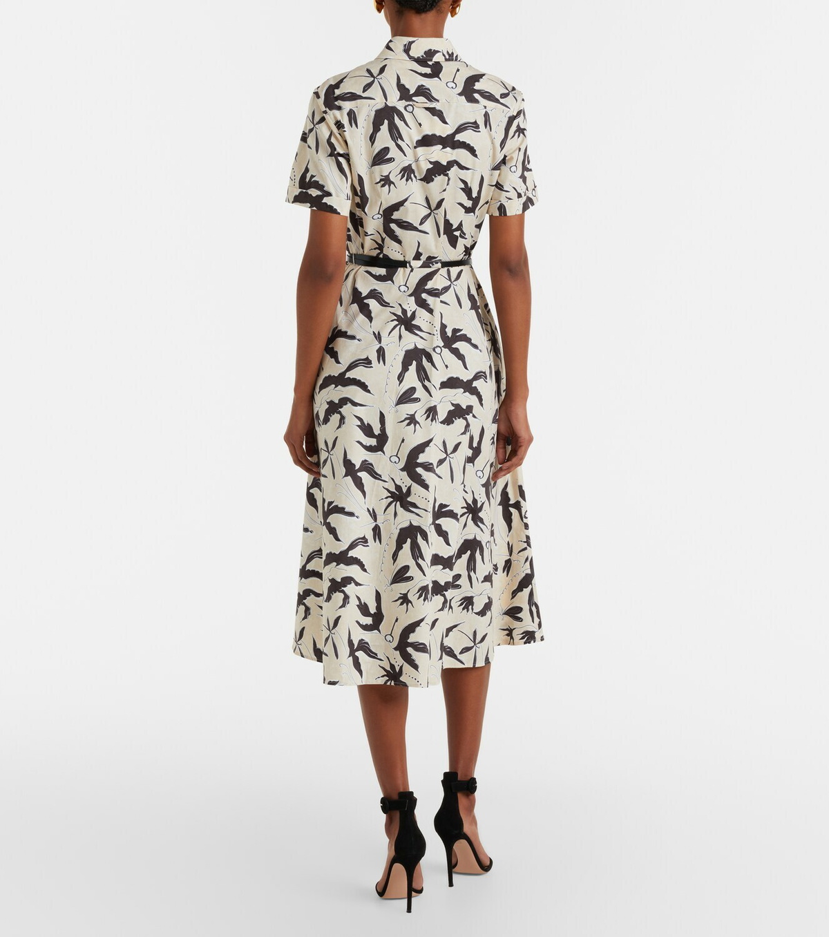 Altuzarra Kiera printed cotton-blend shirt dress
