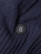 Bogner - Dexter Wool and Cashmere-Blend Zip-Up Cardigan - Blue