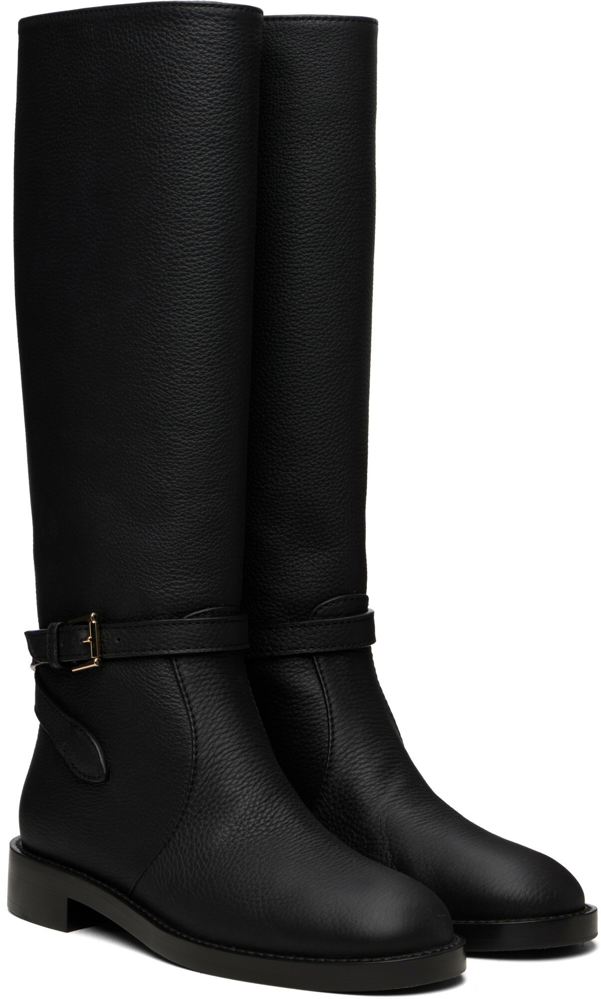 Gianvito Rossi Black Varenne Tall Boots