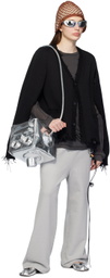 Doublet Black 2Way Sleeve Cardigan